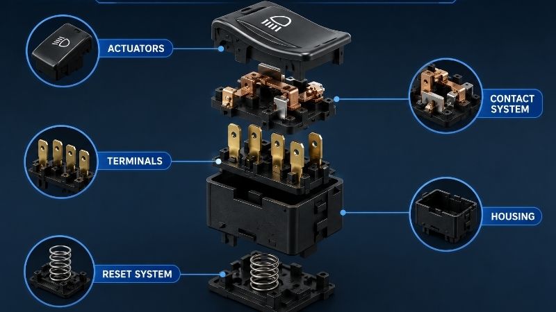 Components of an Automotive Switch